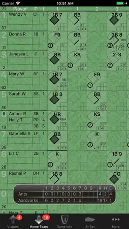 Baseball Pro Scorekeeping screenshot 2