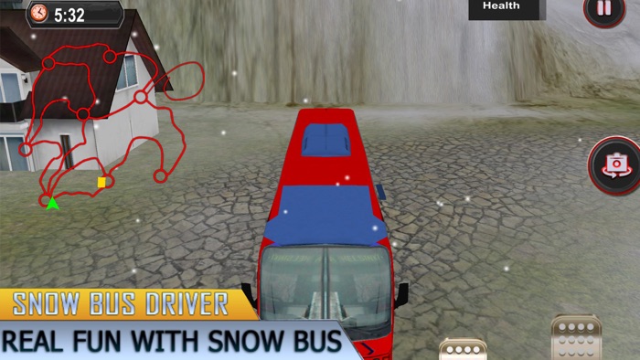 Bus Drive Snow Simulator