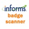 This app can scan the QR codes printed on badges worn by attendees in conferences arranged by INFORMS (Institute for Operations Research and Management Sciences)