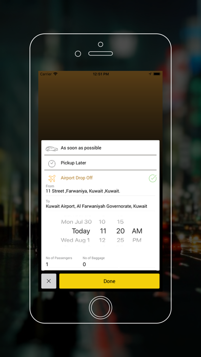 Screenshot #3 pour Q8 Taxi - Book taxi in Kuwait