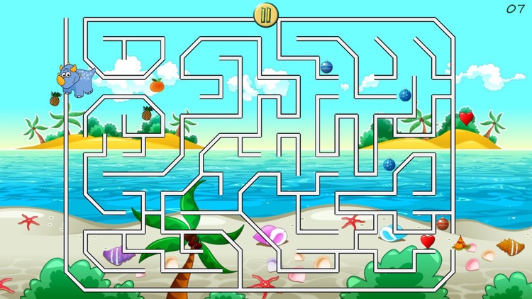 Dino Maze: kids learning games screenshot-3