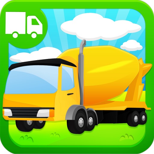 Trucks and Diggers Puzzles Games For Boys Lite icon