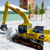 Heavy Snow City Excavator Simulator Game 3d