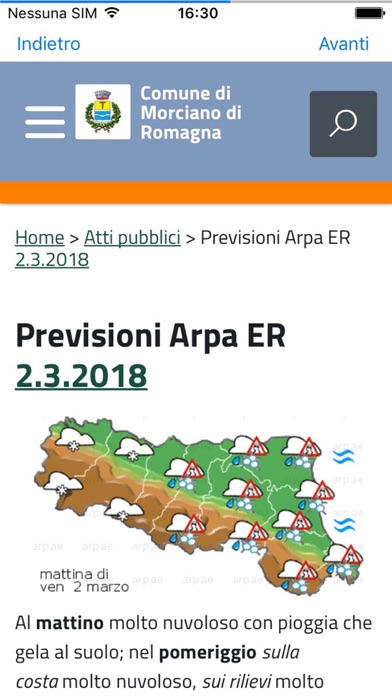 Comune di Morciano di Romagna screenshot 2