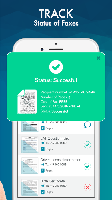 Screenshot #2 pour Fax App: Easy Fax Pro