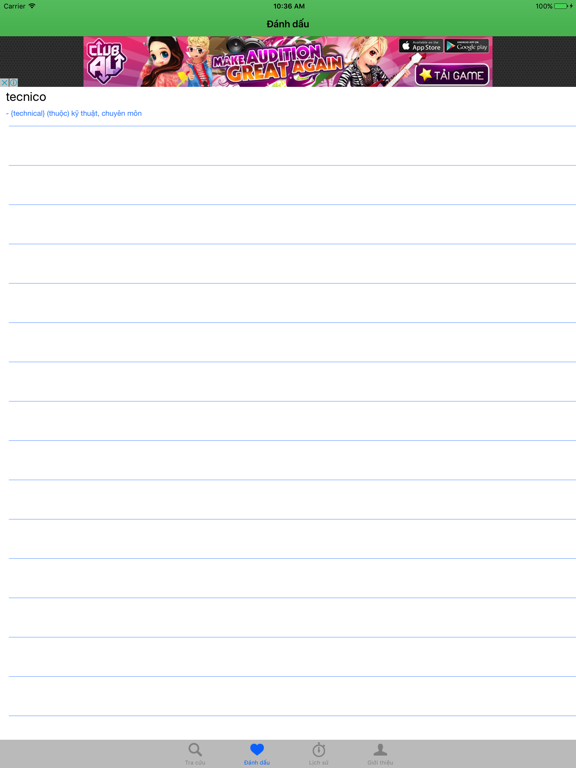 Screenshot #6 pour SVEDict - Từ điển Tây Ban Nha