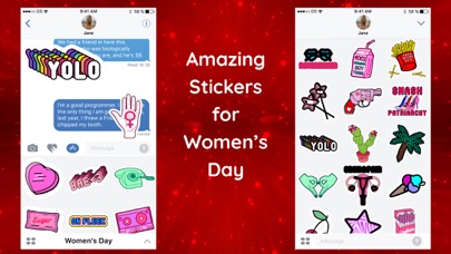 Awesome Women's Day Stickers screenshot 2
