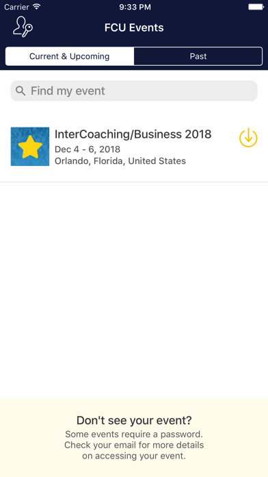 How to cancel & delete FCU Events from iphone & ipad 1