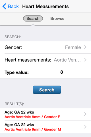 Pediatric Autopsy Measurements screenshot 3