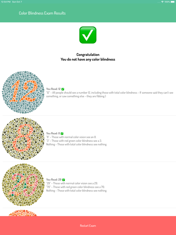 Screenshot #5 pour Color Blindness Exam