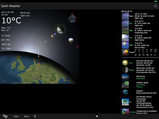 Screenshot #4 pour Earth Weather Lite