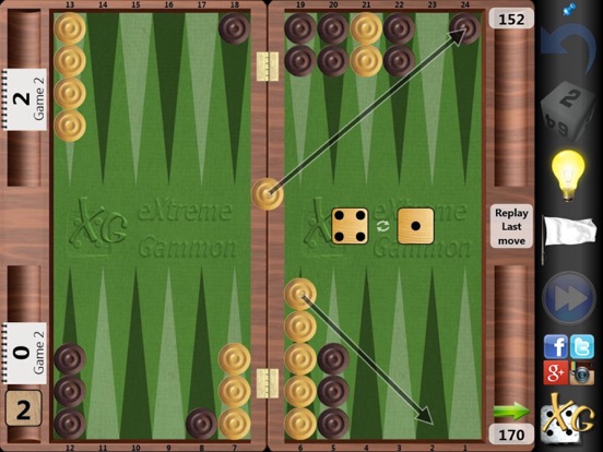 XG Mobile Backgammonのおすすめ画像1