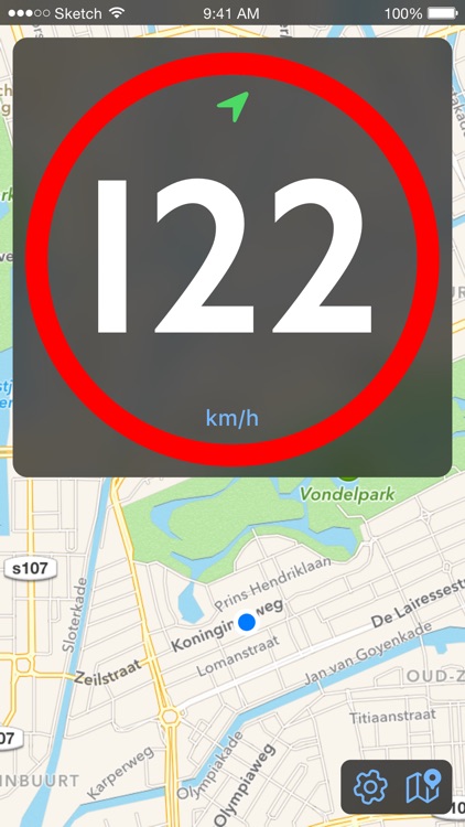 Speed Limit Speedometer