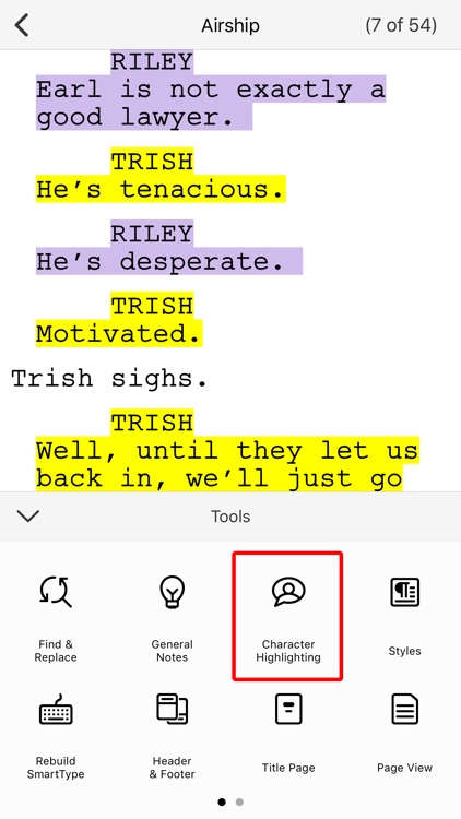 Final Draft Mobile screenshot-4
