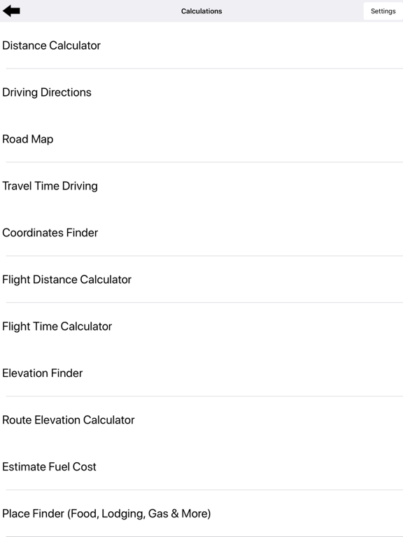 Distances To iPad screenshot 4 - Utilities app