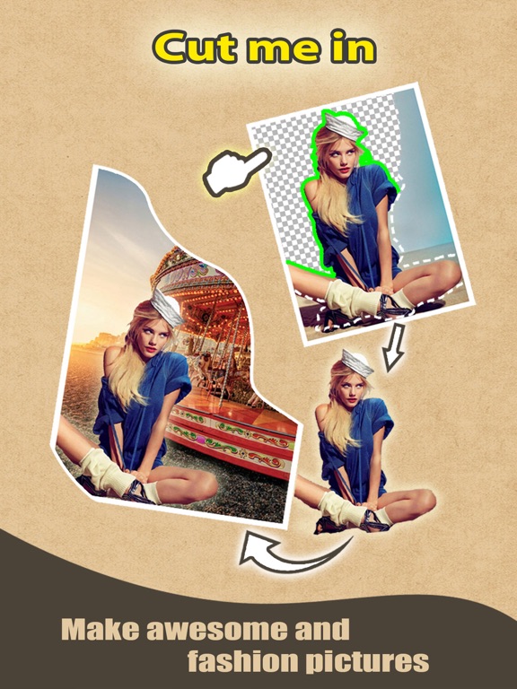 Screenshot #4 pour Cut & Show Me In - Photo Blender Background Eraser