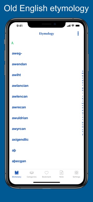 Old English Etymology