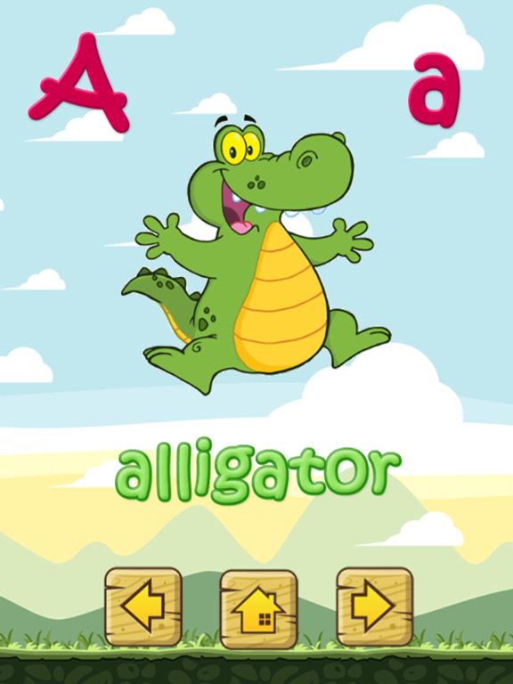 Reading A B C to Z Rhymes Book iPad screenshot