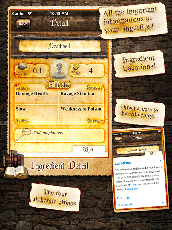 Screenshot #6 pour Guide Alchimie - Skyrim