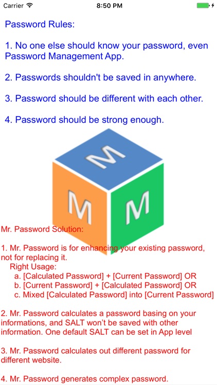 Mr. Password