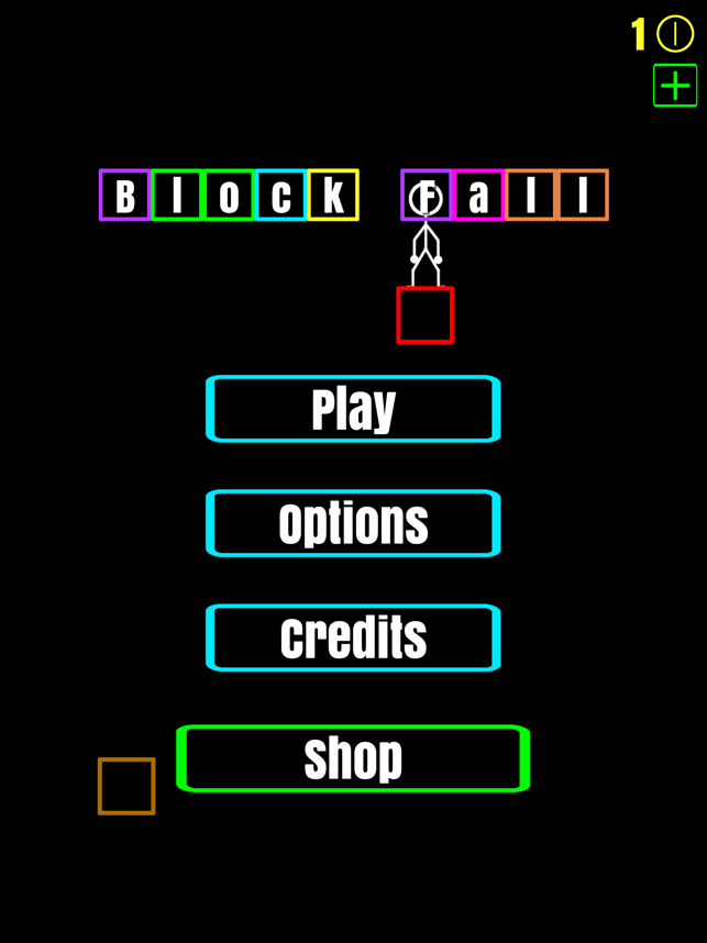 Block Fall, game for IOS