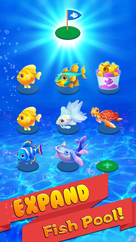 #4. Merge Fish - Idle Tycoon Game (iOS) Bởi: DragonPlus