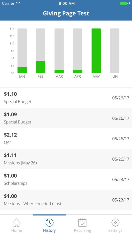 #3. EasyTithe (iOS) By: Matt Murph