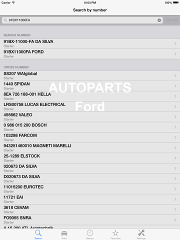 Screenshot #4 pour Pièces détachées pour Ford