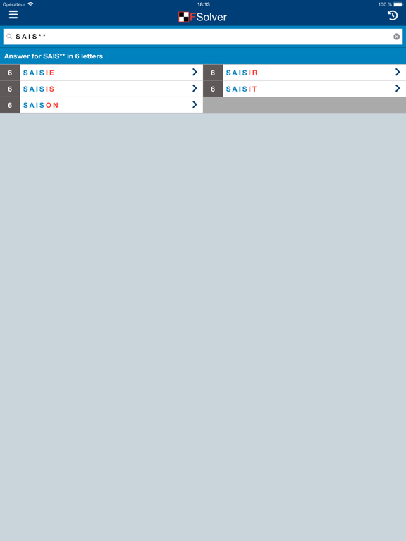 Screenshot #5 pour FSolver - Mots croisés