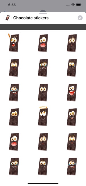 Chocolate stickers pack(圖1)-速報App