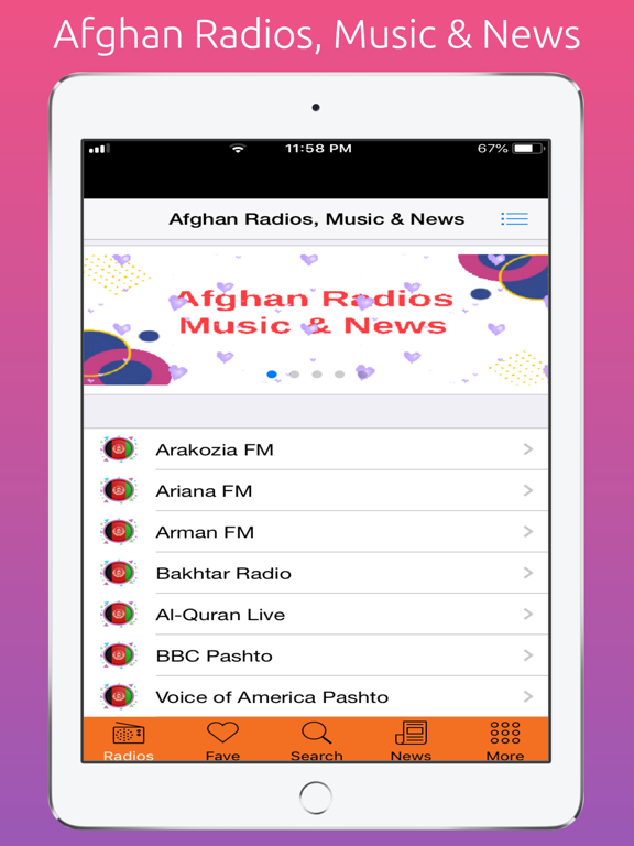 Screenshot #4 pour Afghani Radios, Music & News
