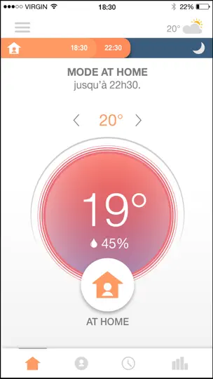 Capture d'écran de Thermostat Connecté sur iPhone 2
