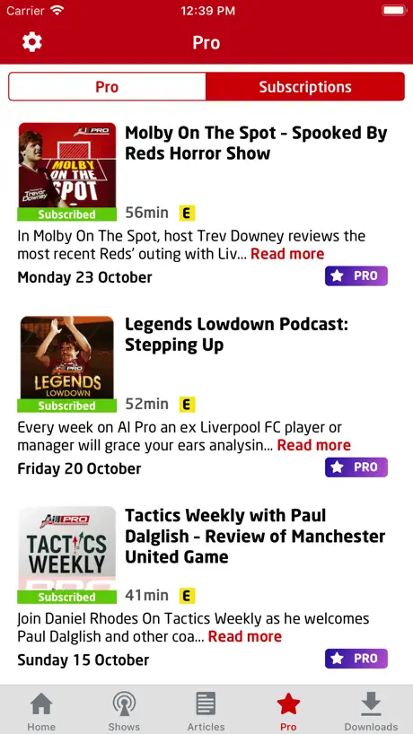 Anfield Index Channel
