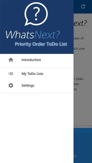 WhatsNext? iPhone screenshot 1 - Business app