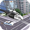 Police Helicop City Fly