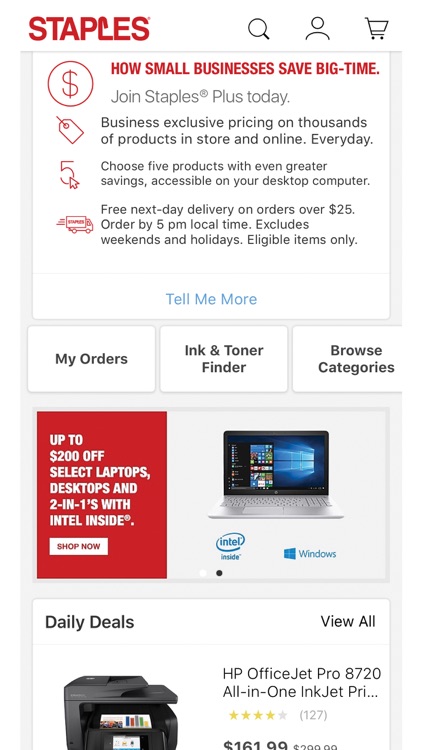 Staples: Home, Office Shopping screenshot-0