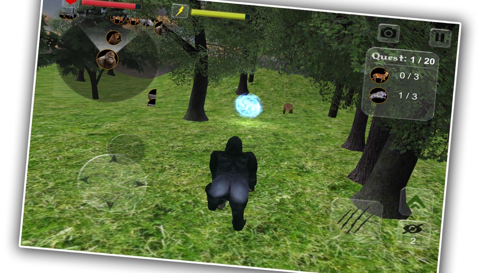 #1. Wild Gorilla Sim (iOS) 由: VU THI TAM