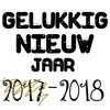 Oud en nieuw stickers NL