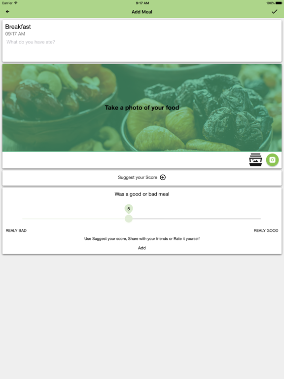 IEatWell:Healthy Eating Diary screenshot 2