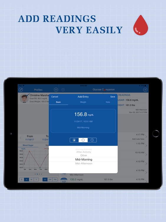 Glucose Companion for iPad