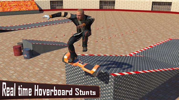Blazing hover board Stunt Ride