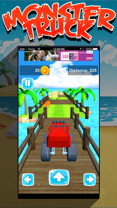 Blaze Monster Truck Race Game screenshot 2