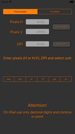 Pixel calculator