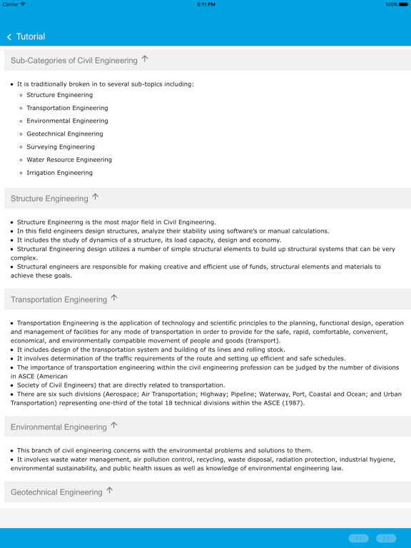 Learn Civil Engineering iPad screenshot 4 - Education app