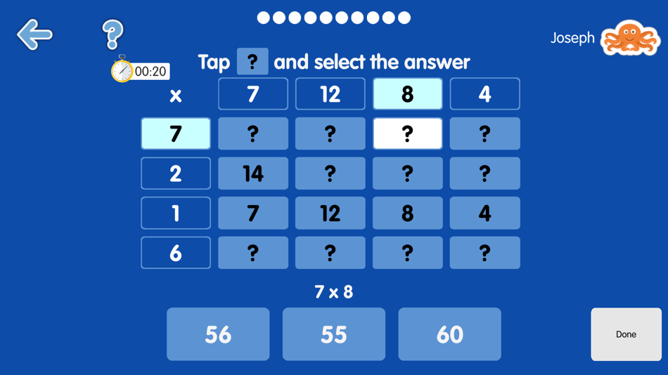 #3. Times Tables: Maths is fun! (iOS) Podle: Unit11
