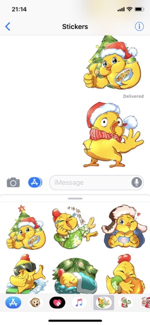 Christmas Chicken Chuu Sticker(圖2)-速報App