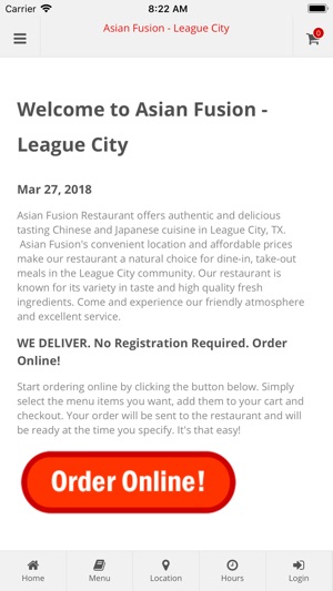 Asian Fusion League City