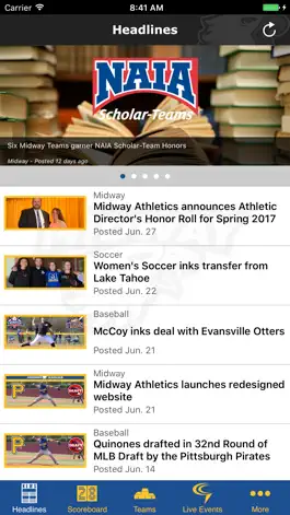 Game screenshot Midway University Athletics apk