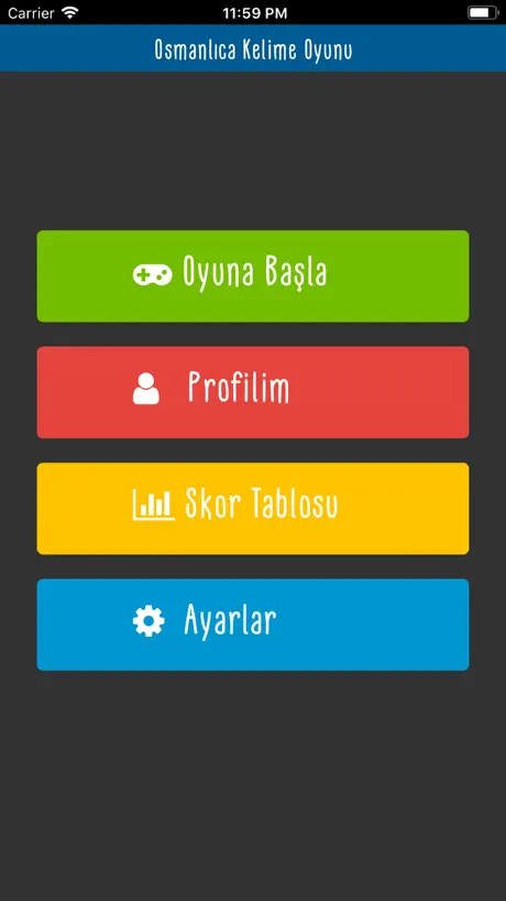 Osmanlıca Kelime Oyunu