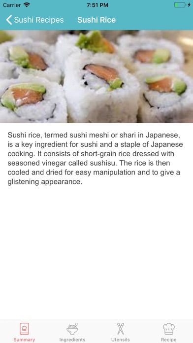 Sushi Recipes Japanese Cuisine screenshot 3